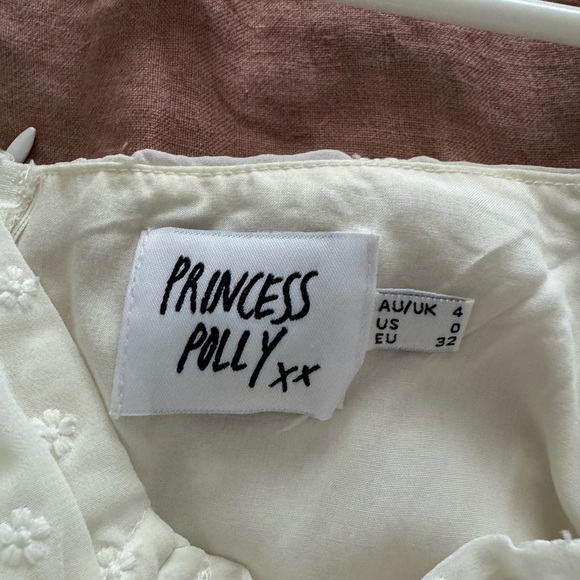 Princess Polly dress size 0. Excellent condition. Cream color - Picture 3 of 4